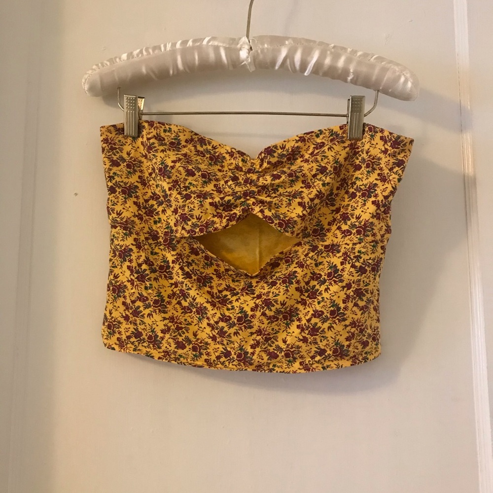 Urban Outfitters floral tube top